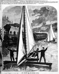 Jéghajózás a Hudson folyón, 1872